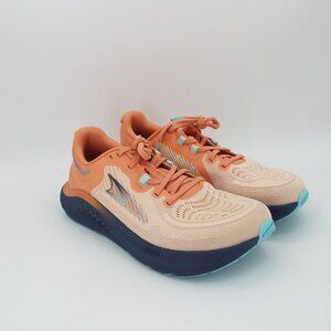 Altra Paradigm 7 Coral and Navy Blue Running Shoes AL0A82CG447 Size 7.5